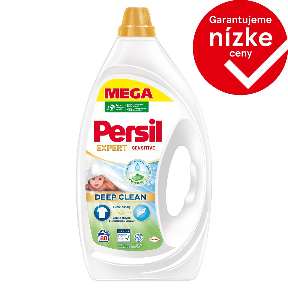 Persil prací gél Expert Sensitive pre citlivú pokožku 80 praní