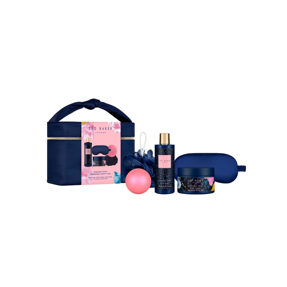 image 1 of Ted Baker Fusion Midnight Petal Pampering Vanity Case