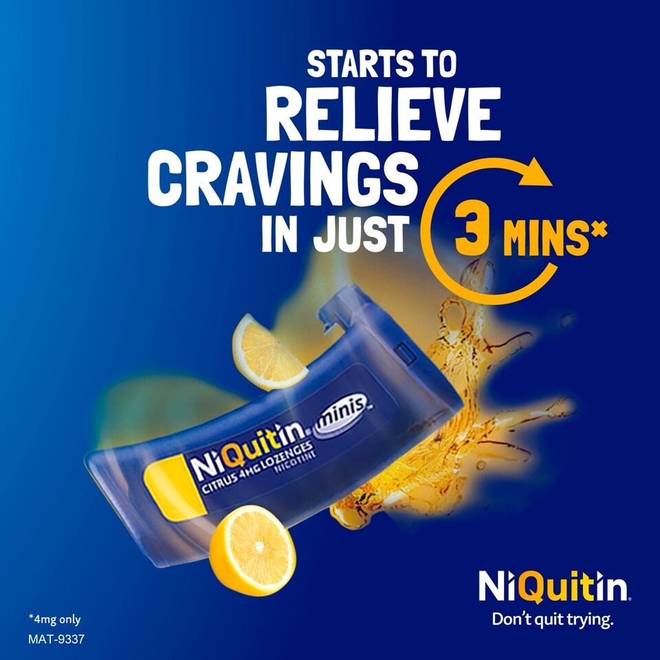 image 1 of NIQUITIN Mini Lozenges Citrus 4.0mg 60s