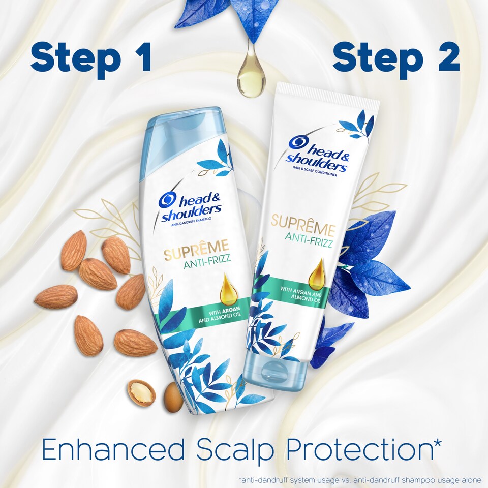 image 1 of Head And Shoulders Supreme Anti Frizz Shampoo 400Ml