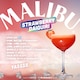 image 2 of Malibu Strawberry Flavour Rum Liqueur 700ml