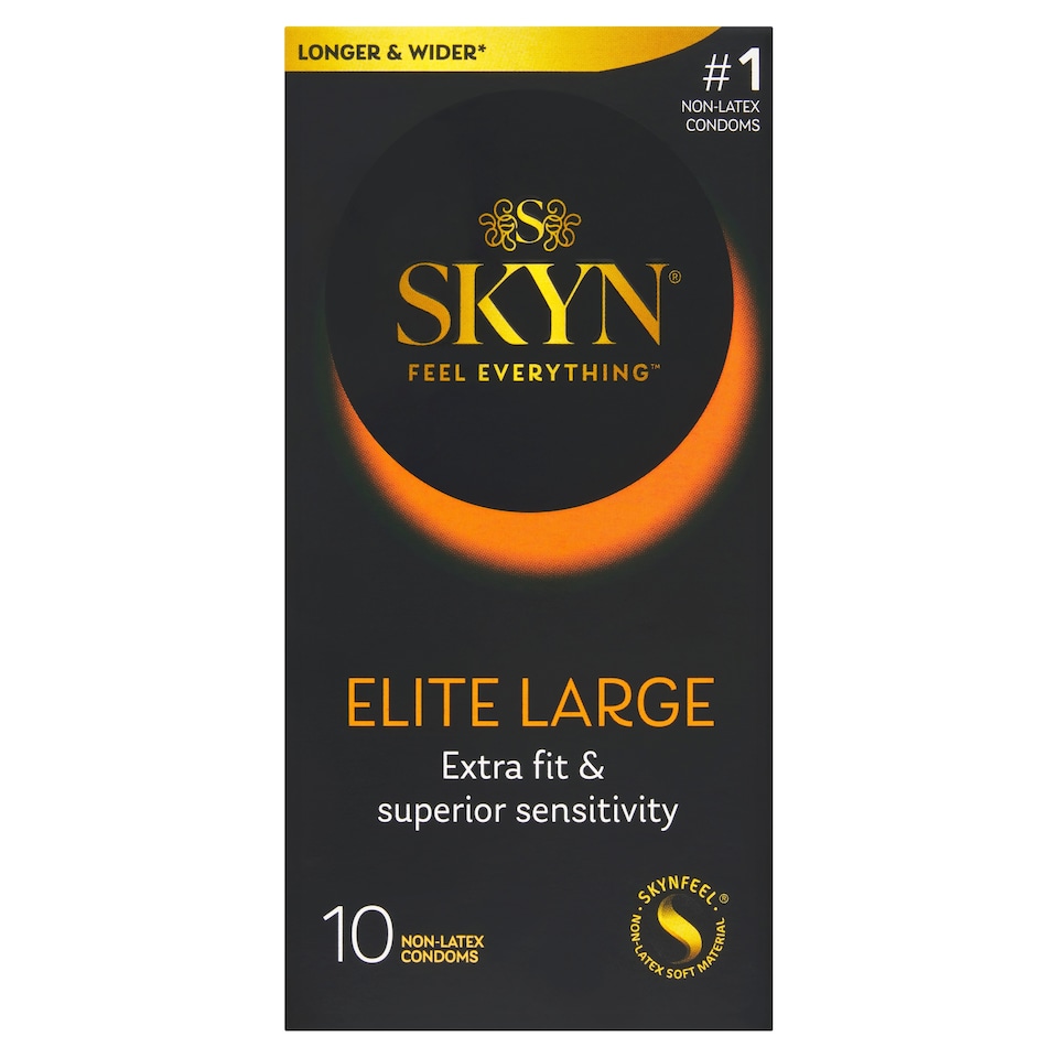 SKYN Elite Large Non Latex Condoms 10 Pack