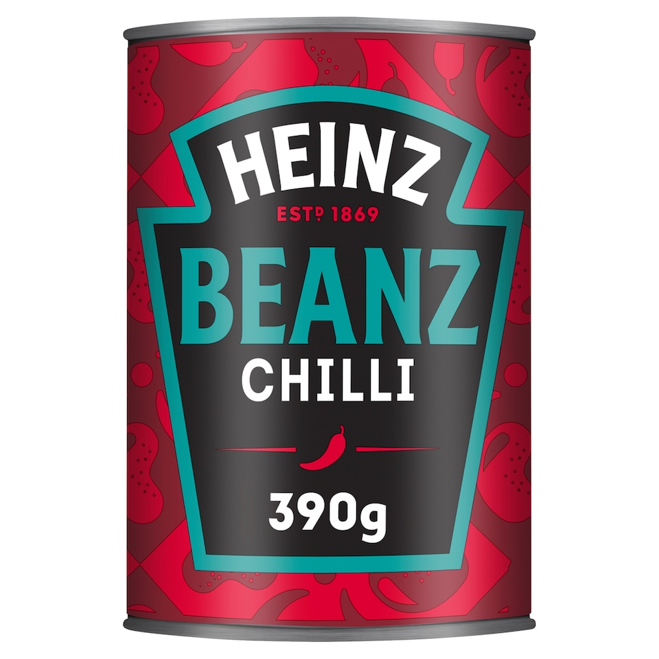 Heinz Baked Beans Fiery Chilli Beanz 390G