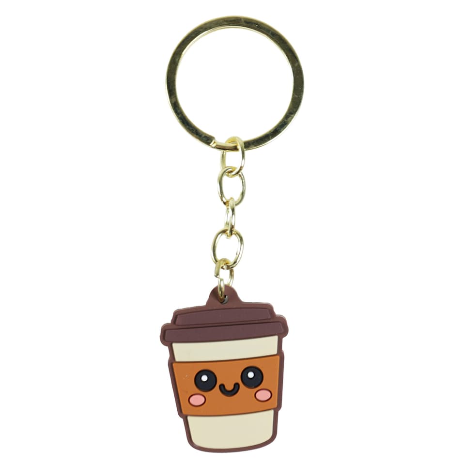 image 1 of Blue Sky Sock and Keyring Gift Set Pizza / Coffee Assortment