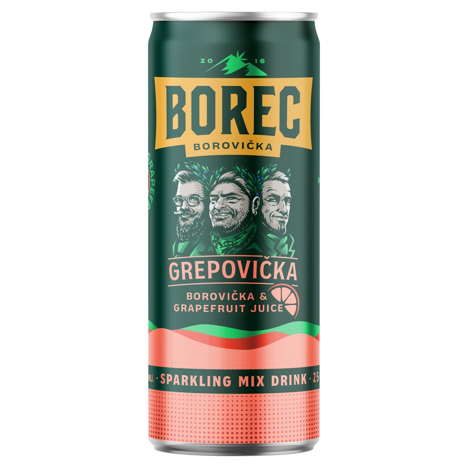 St. Nicolaus Borec Juniper Spirit & Grapefruit Juice 6 % 250 ml