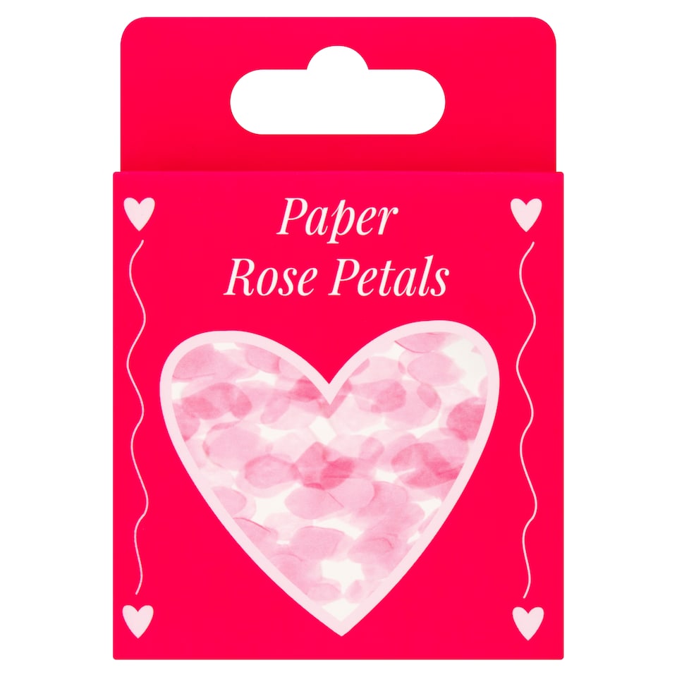 Tesco Valentines Paper Rose Petals