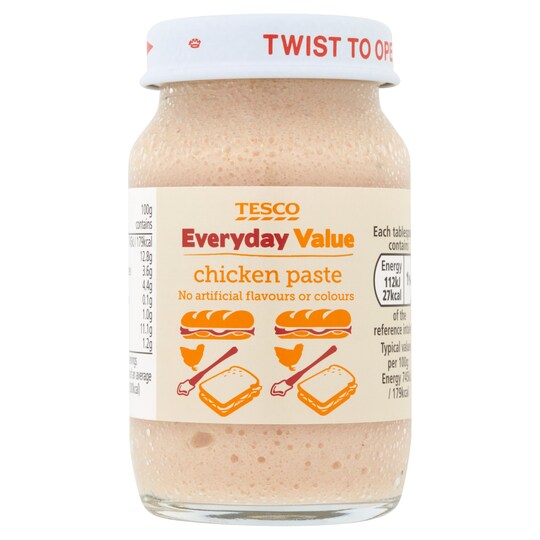 Tesco Every Day Value Chcken Paste 75G Tesco Groceries