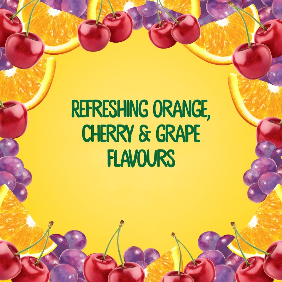image 1 of Popsicle Orange, Cherry & Grape Flavour Water Ices 18 x 48ml