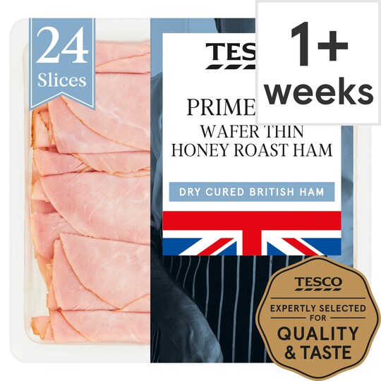 Tesco British Wafer Thin Honey Roast Ham 400G Tesco Groceries