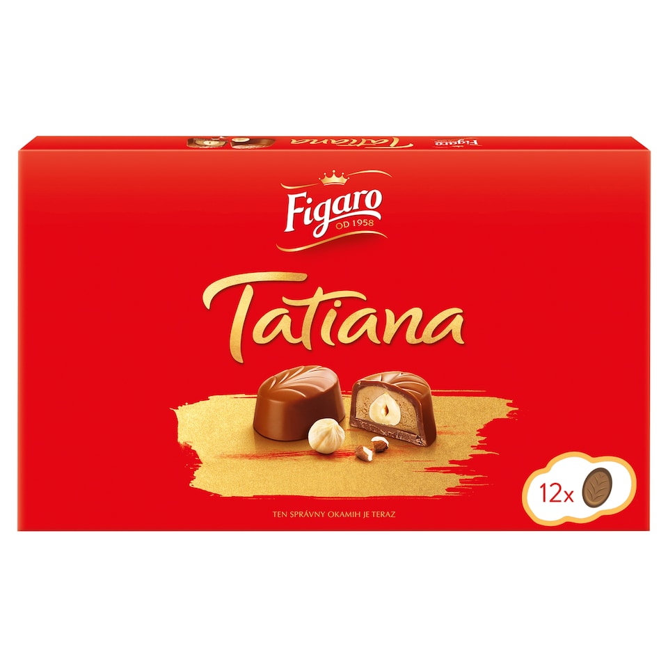 Figaro bonboniéra Tatiana, mléčná čokoláda 140g