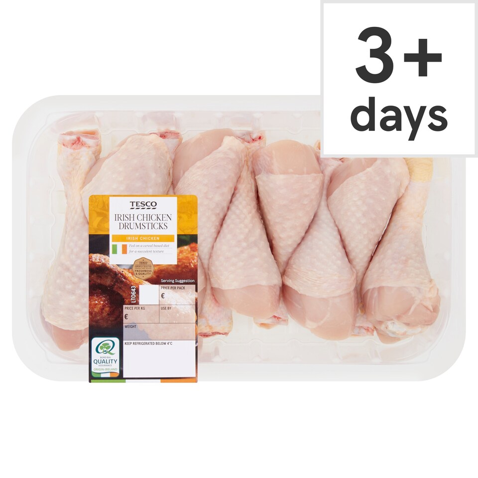 Tesco Irish Chicken Drumsticks 950G