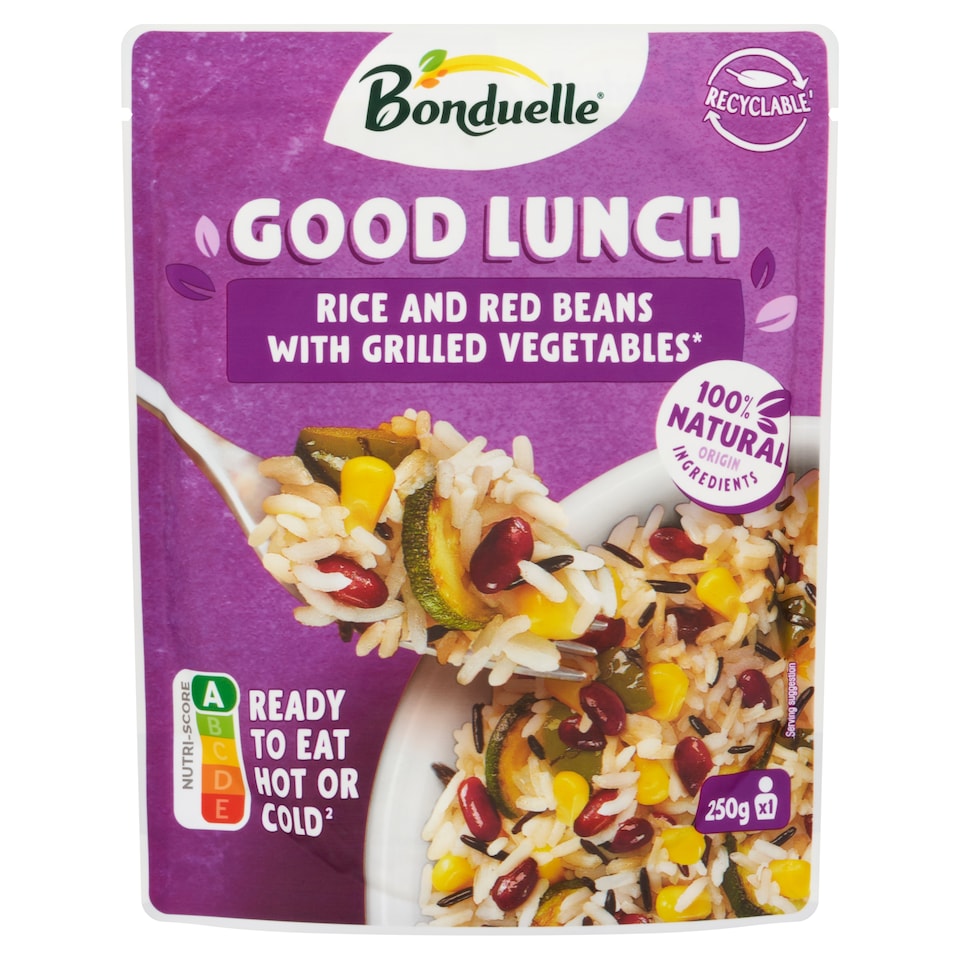 image 1 of Bonduelle Good Lunch Rice, Red Kidney Beans, Corn and Grilled Vegetables 250 g