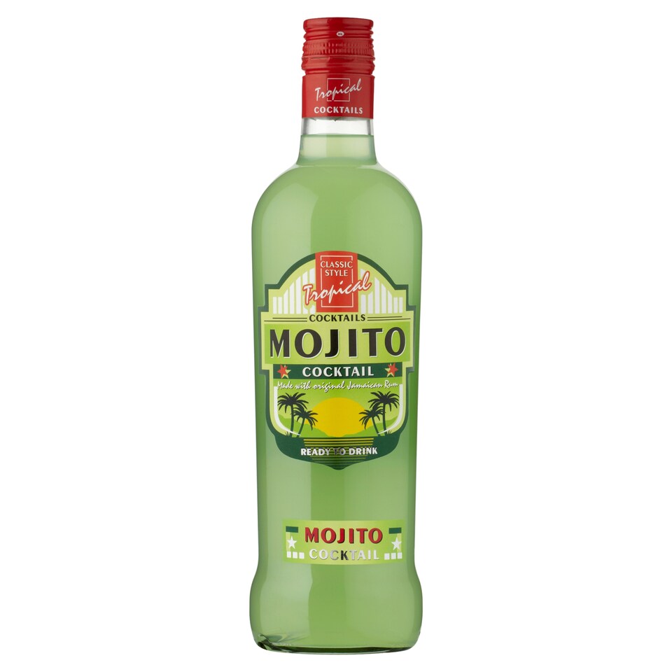 Tropical Classic Style Mojito Cocktail Alacsony alkoholtartalmú ital 7% 0,7 l