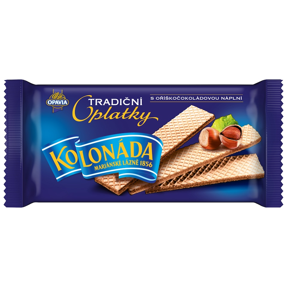 Opavia oplatky Kolonáda oříškočokoládové 140g