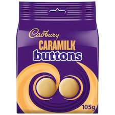 Cadbury Caramilk Golden Caramel Chocolate Buttons Bag 105g
