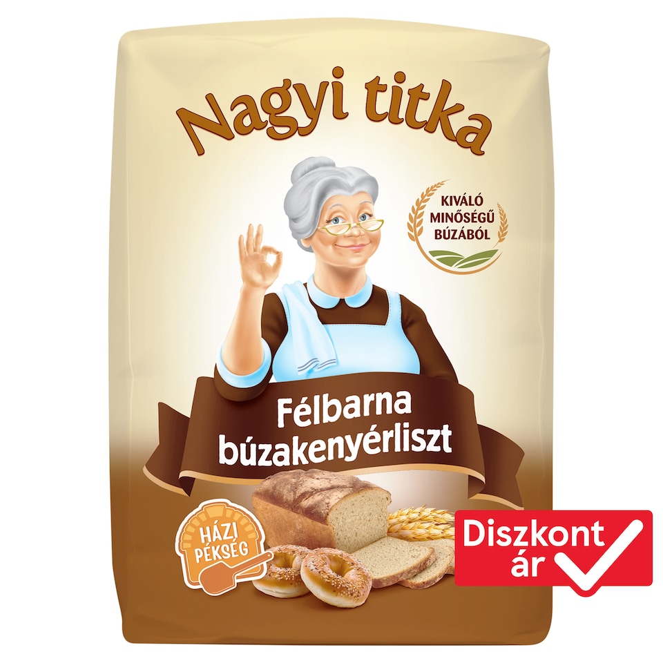 Nagyi titka félbarna búzakenyérliszt 1 kg
