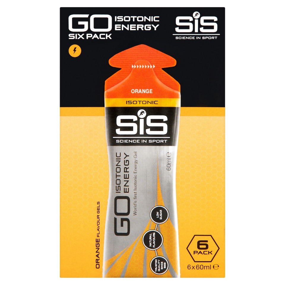 SiS GO Isotonic Energy Gel - Orange 6 x 60ml