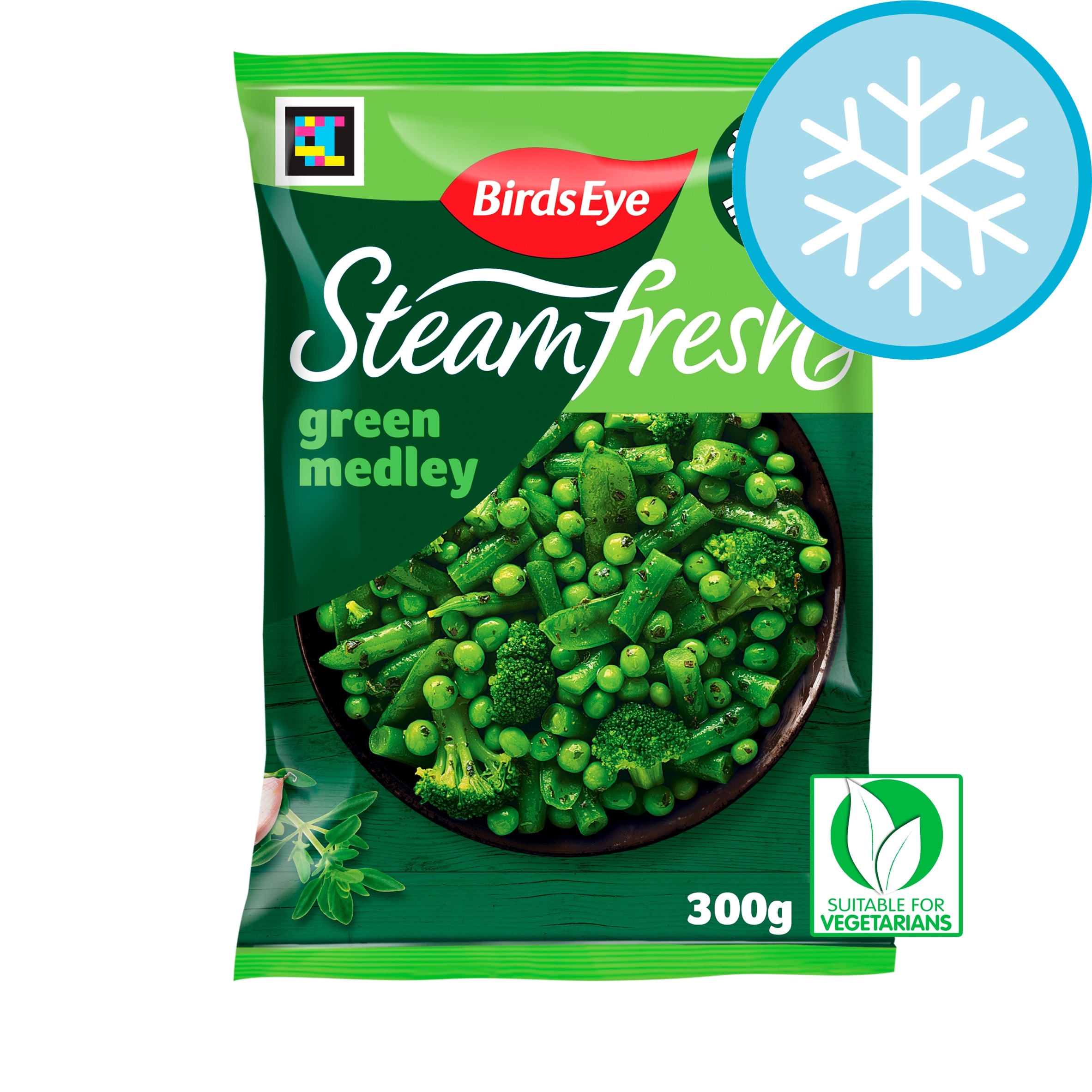 Birds Eye Steamfresh 2 Green Medley Steam Bags 300g