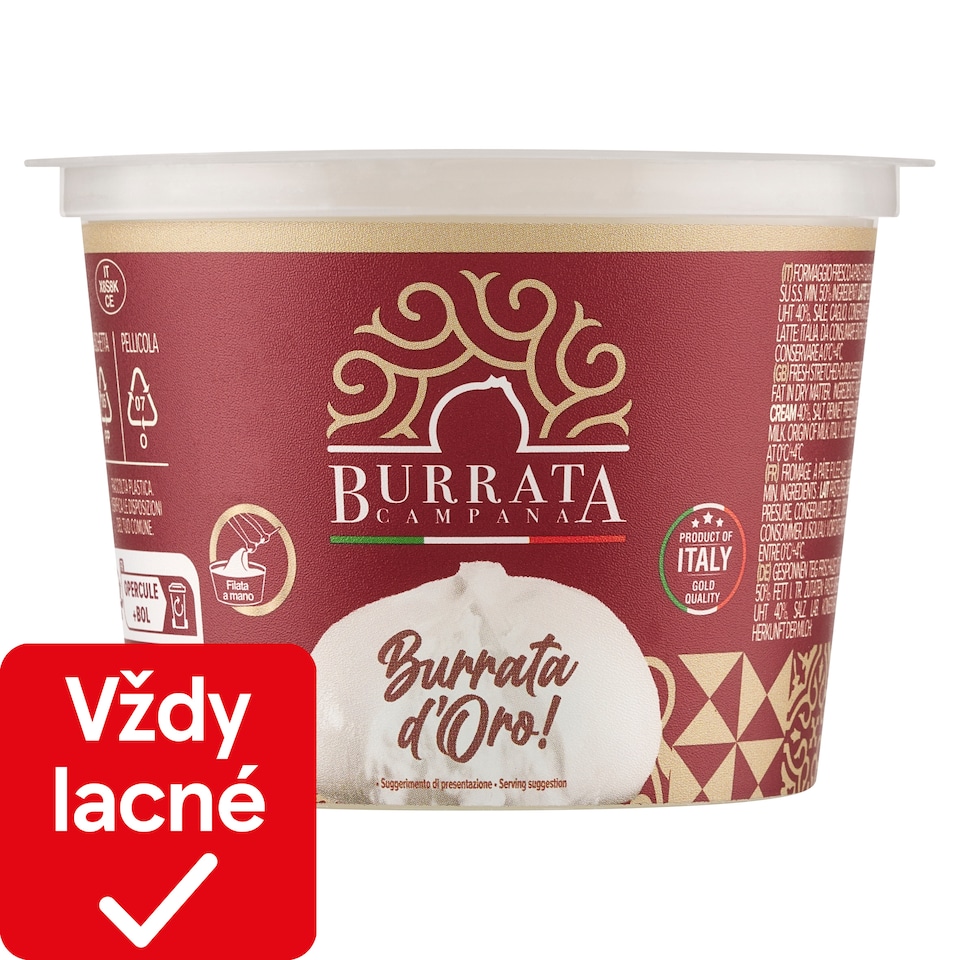 obrázok 1 z Burrata Campana Syr Burrata 100 g