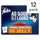 image 1 of Felix As Good As It Looks Cat Food Meat 12 X 100G