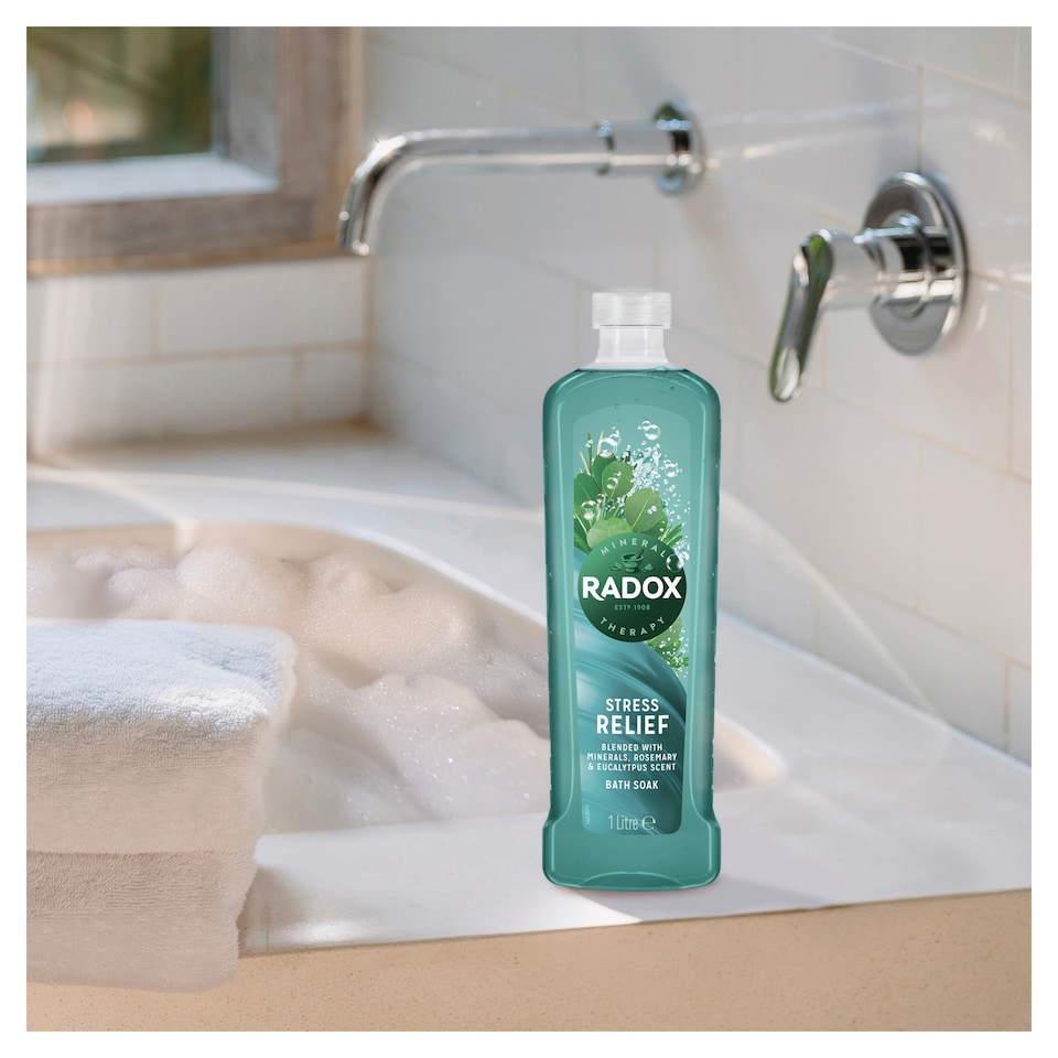 image 1 of Radox Stress Relief Bath Soak 1L