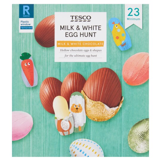 Tesco Milk And White Egg Hunt 475G Tesco Groceries