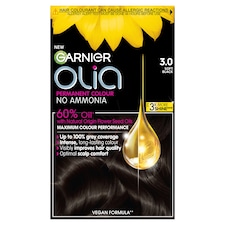 Garnier Olia No Ammonia Permanent Hair Dye - Soft Black 3.0