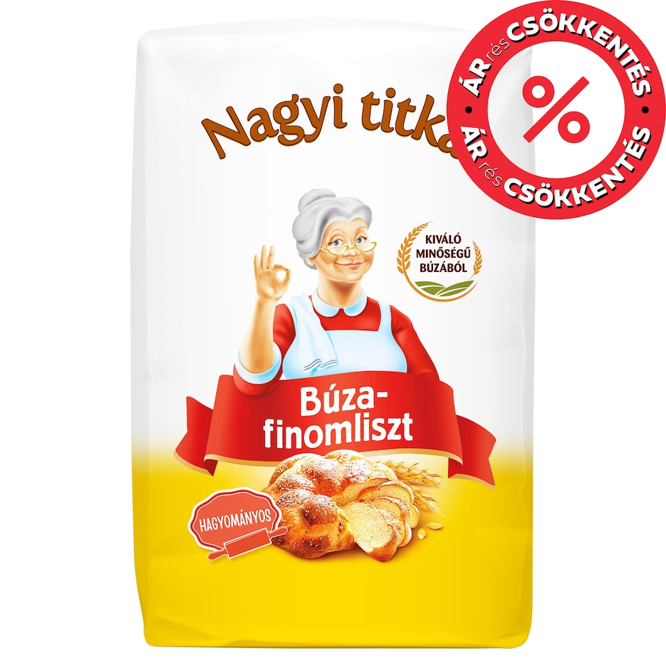 Nagyi titka búzafinomliszt BL55 2 kg