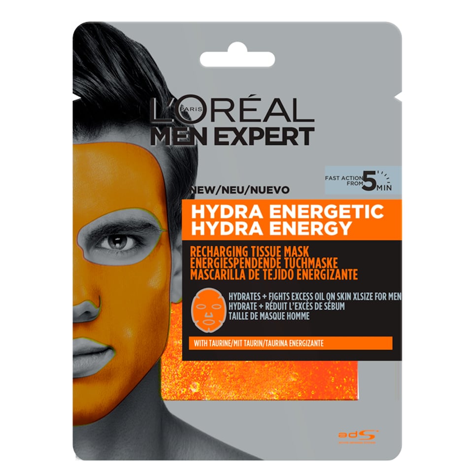image 1 of L'oreal Men Expert Energetic Tissue Mask 30G