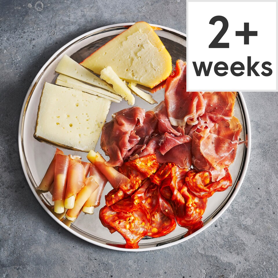 86. Tesco Finest Spanish Cured Meat & Cheese Platter 665g (Serves 10)