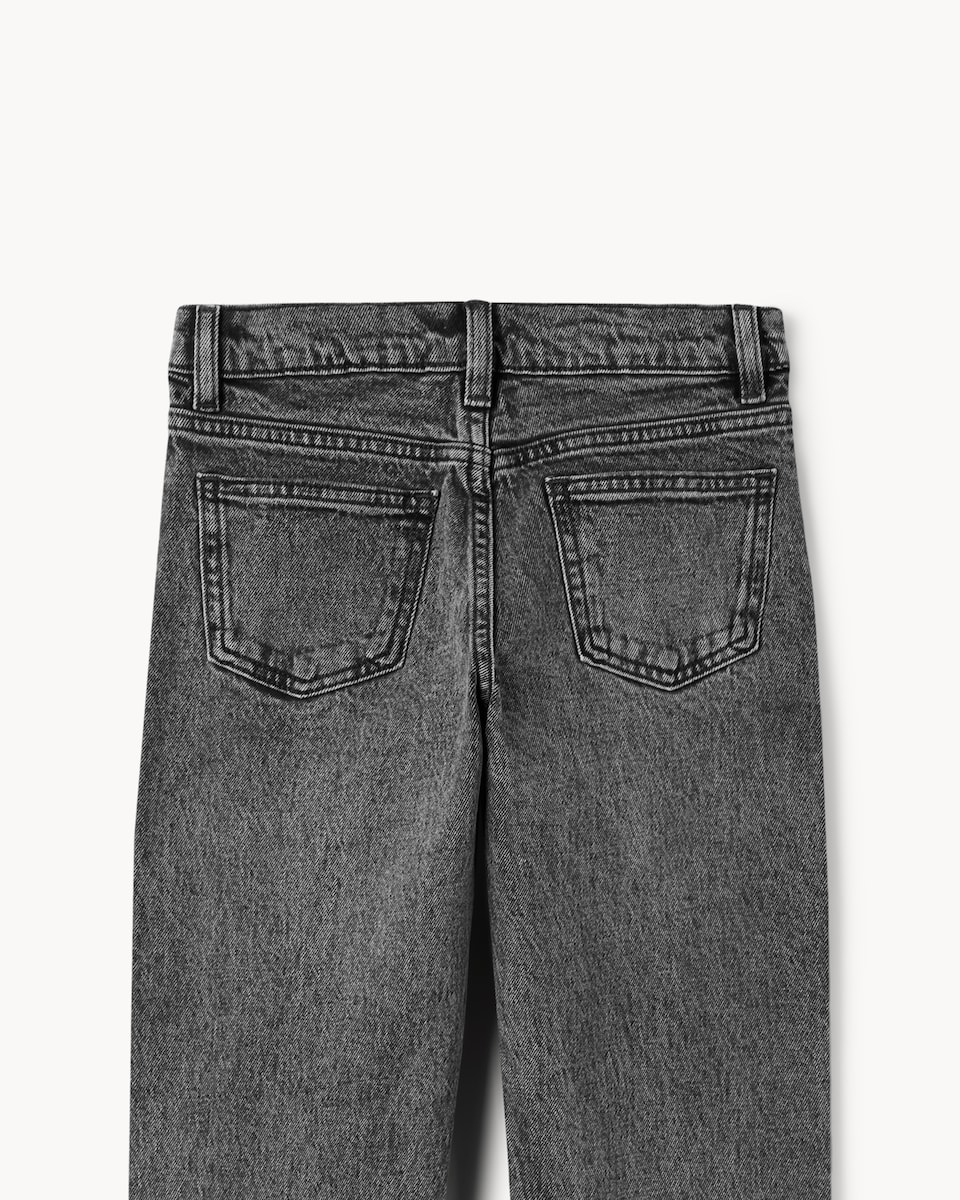 image 1 of F&F Boys Cotton Rich Jeans in Grey