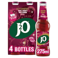 J20 Glitterberry Fruit Blend Drink 4 X 275Ml