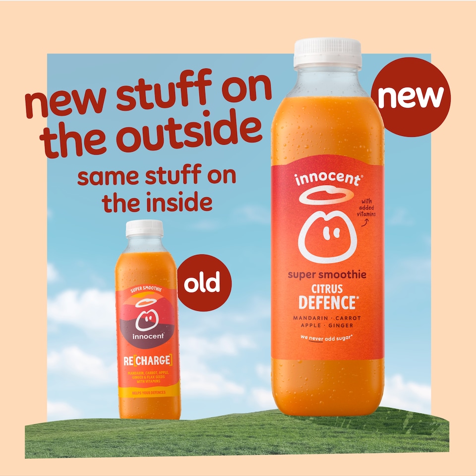 image 1 of Innocent Super Smoothie Recharge, Mandarin & Carrot 750ml