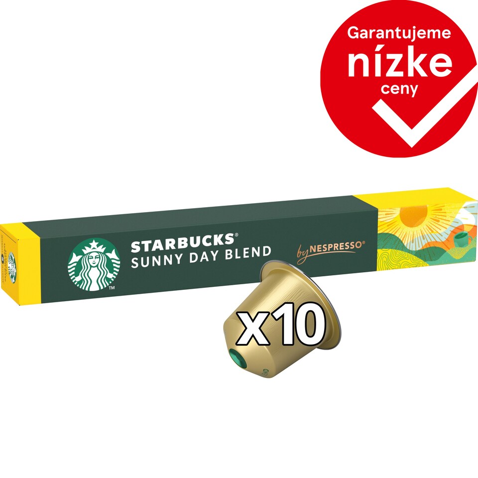 image 1 of Starbucks by Nespresso Sunny Day Blend - Coffee Capsules - 10 Capsules in a Box