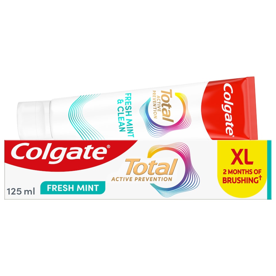 image 1 of Colgate Total Active Prevention Fresh Mint Toothpaste 125ml