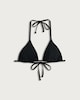 image 4 of F&F Triangle Halter Neck Bikini Top in Black