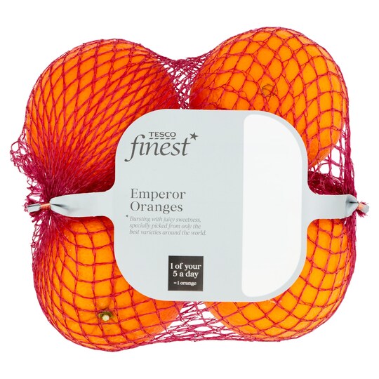 Tesco Finest Emperor Oranges 4 Pack Tesco Groceries