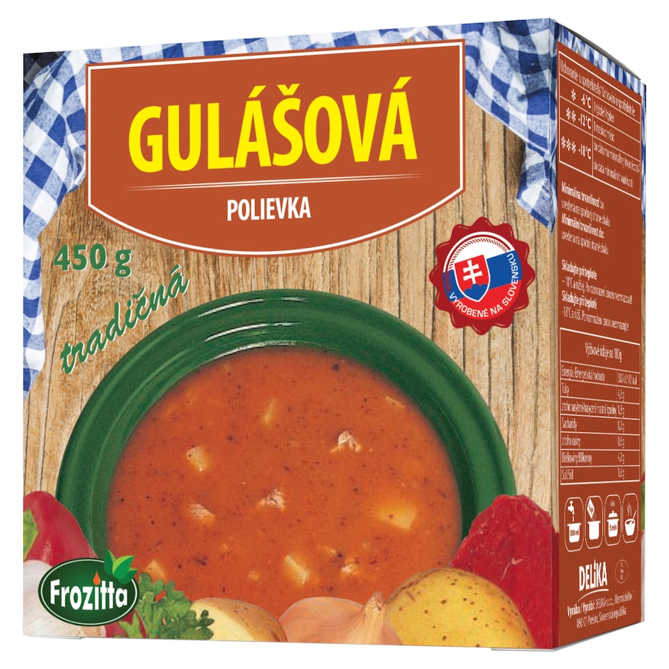 Frozitta Gulášová polievka tradičná 450 g