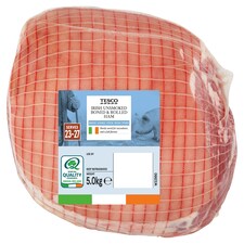 Tesco Irish Unsmoked Boned & Rolled Ham 5Kg