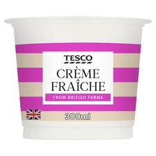 Tesco British Creme Fraiche 300Ml