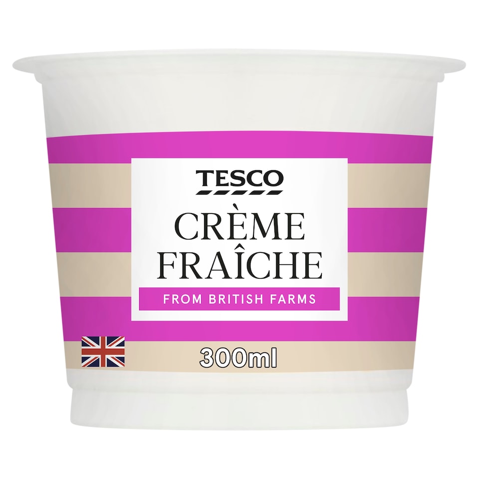 Tesco British Creme Fraiche 300Ml