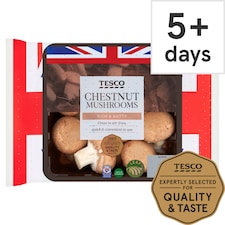 Tesco Family Pack Chestnut Vitamin D Mushrooms 485G