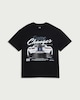 image 2 of F&F Boys Pure Cotton Slogan Oversized Fit T-Shirt in Black