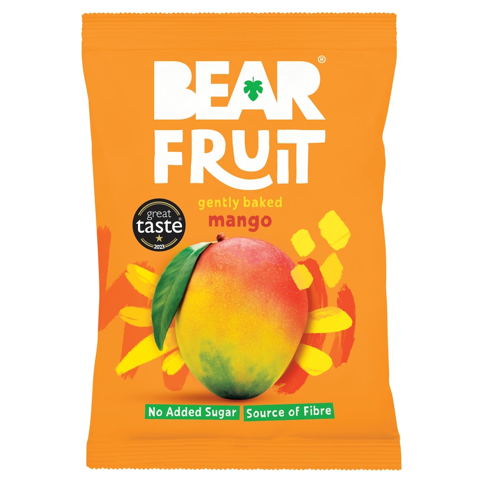 image 1 of BEAR Fruit Dried Mango Snack Pack 35g
