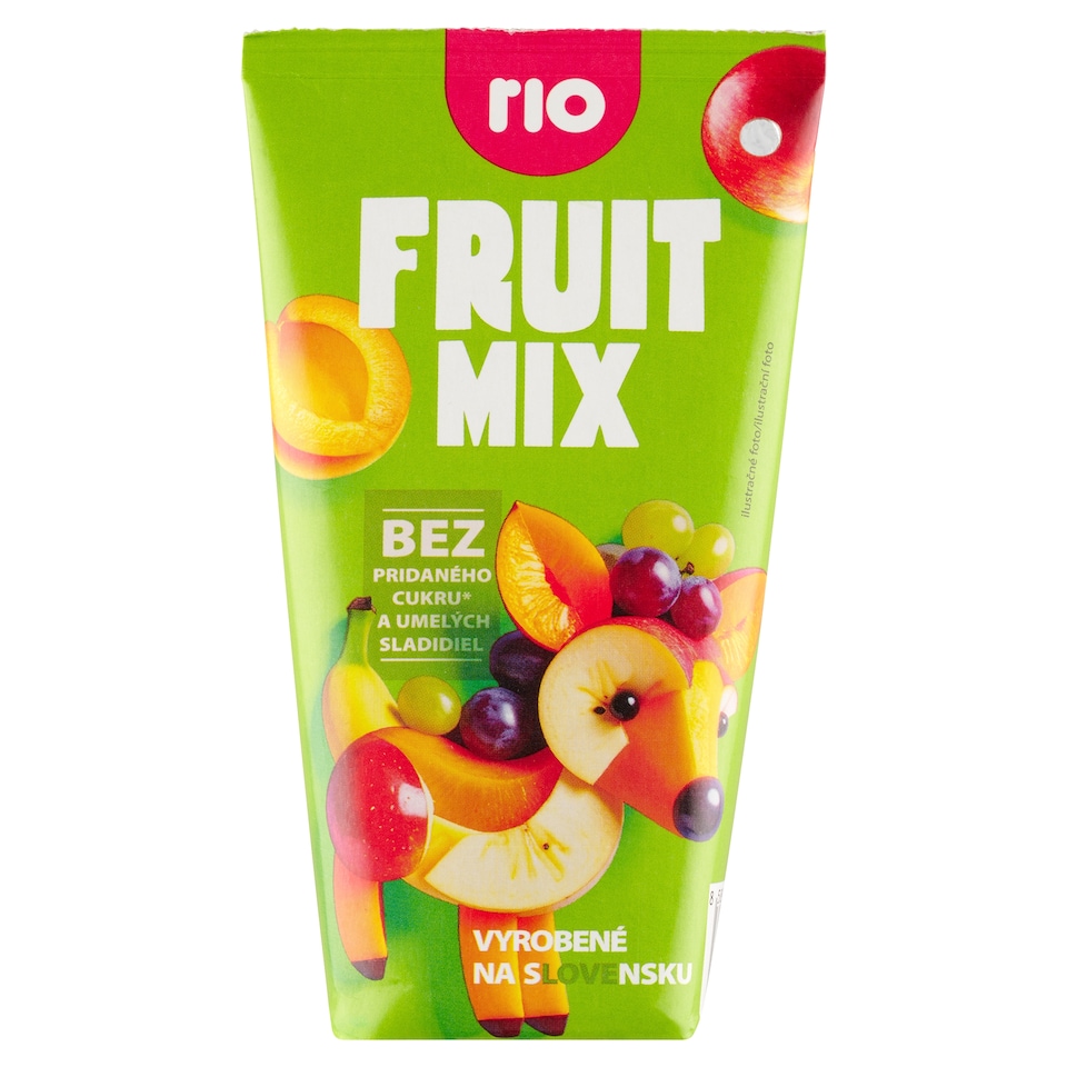 Obrázek 1 pro produkt Rio Vícedruhový ovocný nápoj s jablkem a meruňkou 200ml