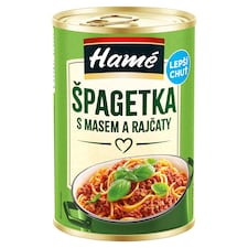 Hamé Špagetka s mäsom a rajčinami 400 g