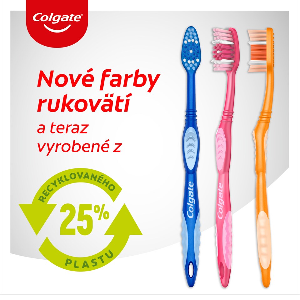 obrázok 1 z Colgate Premier Clean zubná kefka stredná 1ks