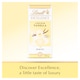 image 4 of Lindt Excellence White Vanilla Chocolate Bar 100G