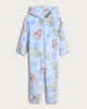 image 4 of Disney Frozen Princess Fleece Onesie in Blue