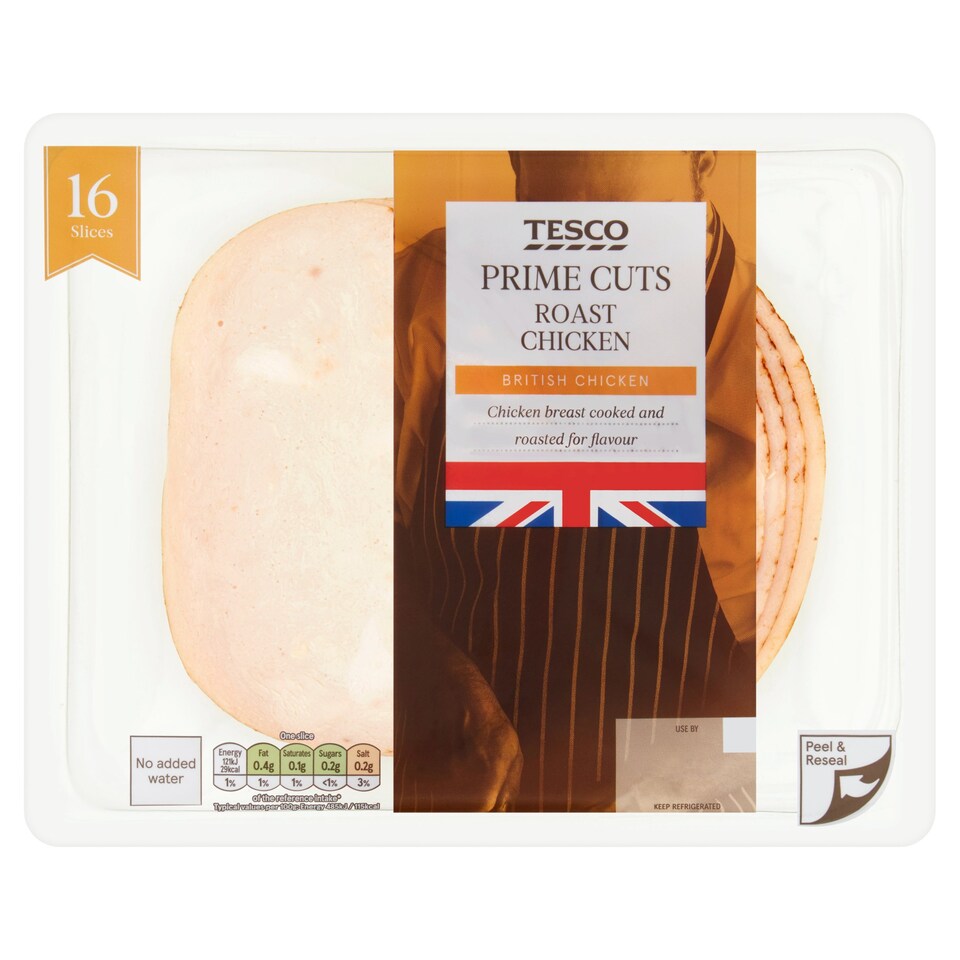Tesco British Sliced Roast Chicken 400G